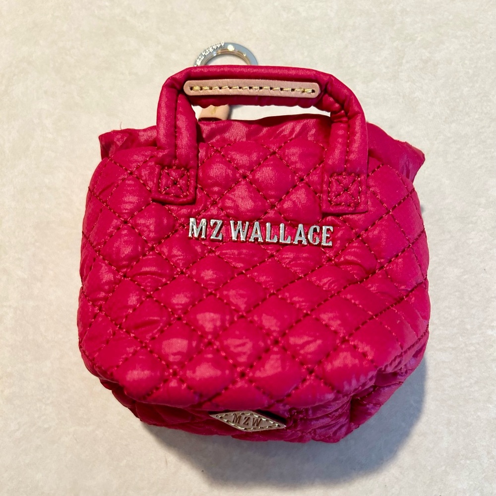 MZ Wallace key chain mini tote accessories pink